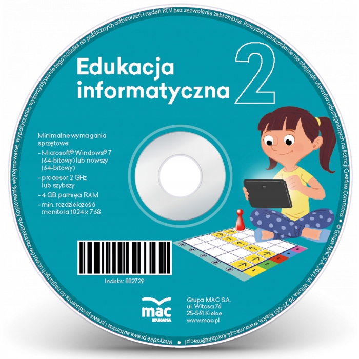 Edukacja Informatyczna Zeszyt Ćwiczeń Kl 2 + PŁYTA Rok wydania 2021