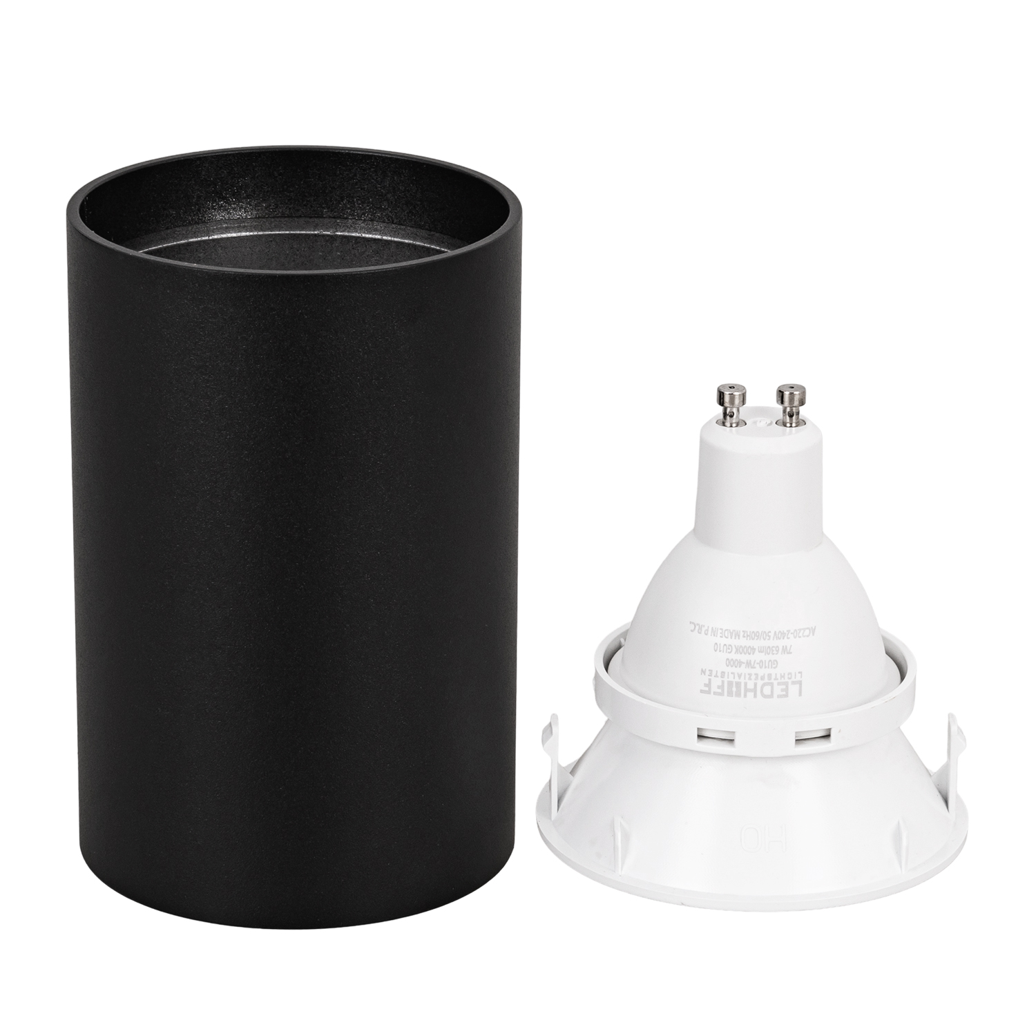 4x Oprawa sufitowa natynkowa HALOGENOWA GU10 Czarna biała LED SPOT LAMPA Marka Ledhoff