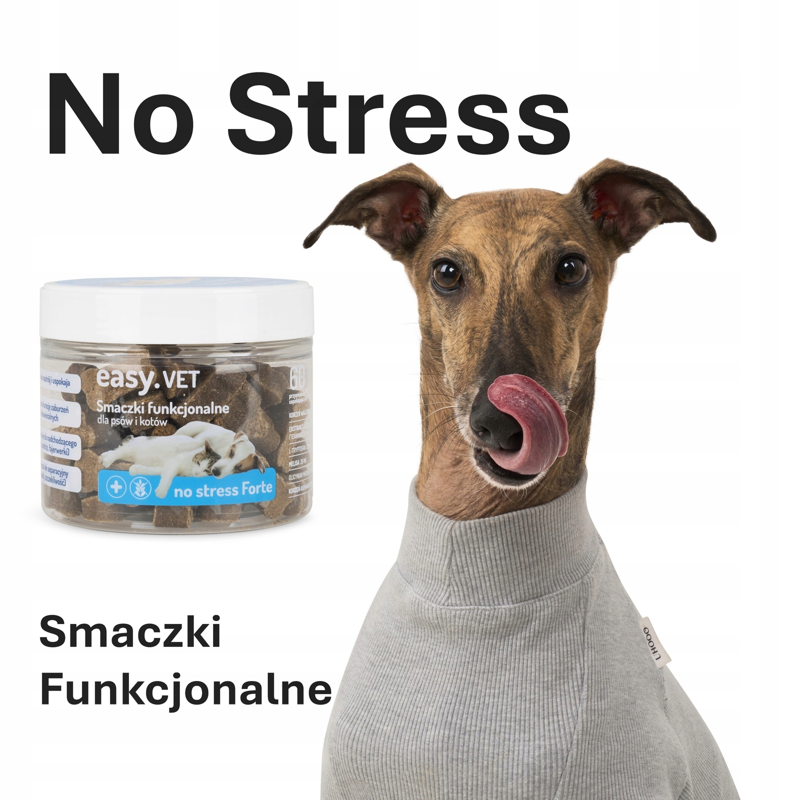 Easy.VET Funkční pamlsky No Stress Forte pro psy a kočky 180 g