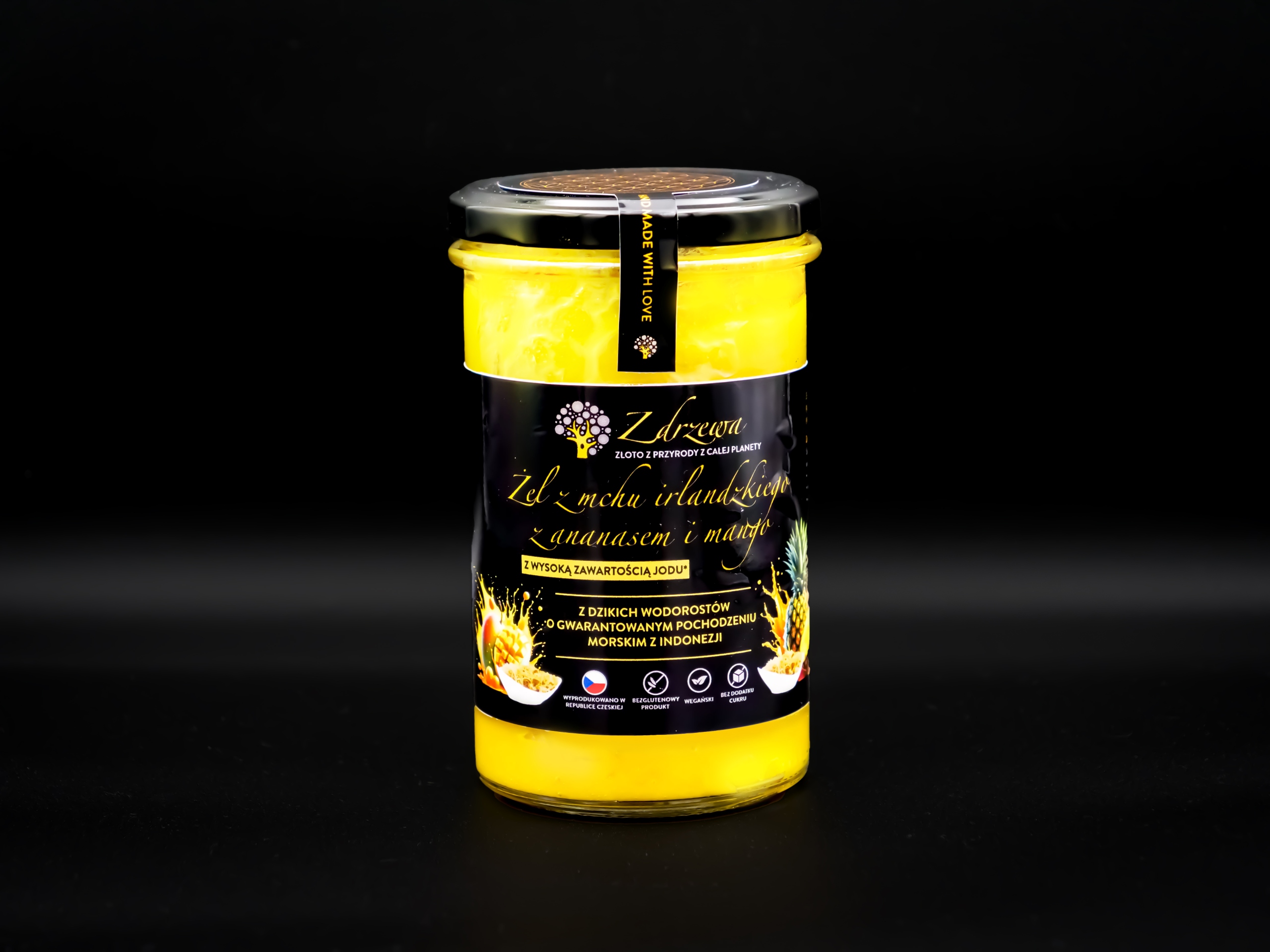 Levně Irský mech Gel s ananasem a mangem 545 ml