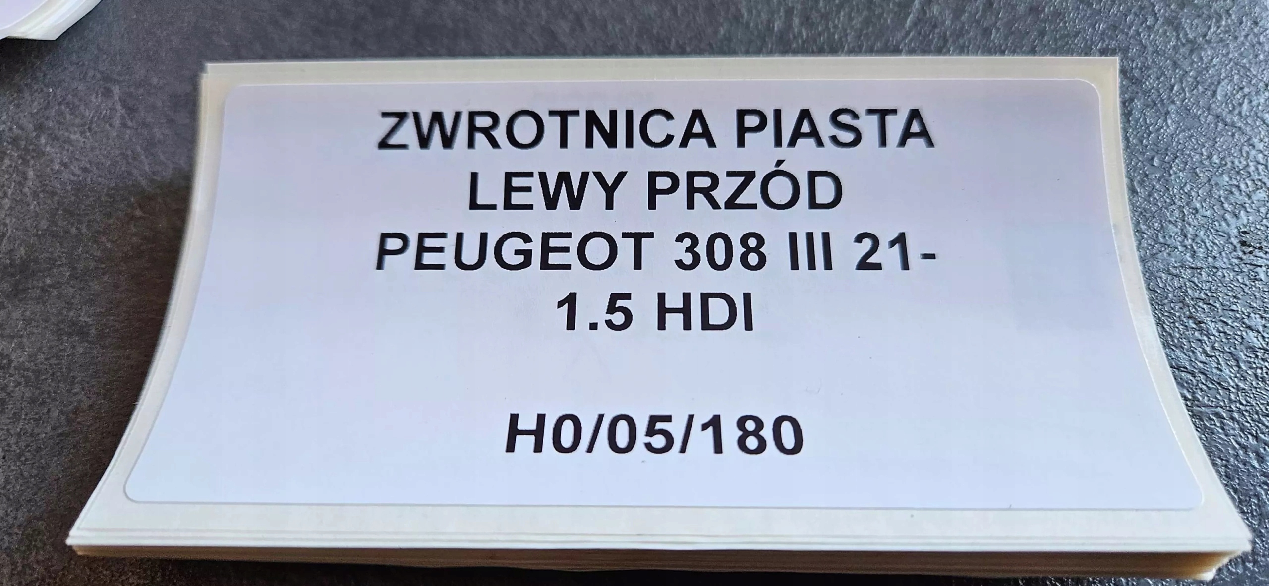 otoč čepu levý předek PEUGEOT 308 III 2021