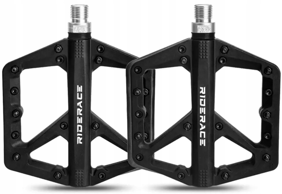 Pedały Platformowe Rowerowe Mtb/bmx Nylon Czarne