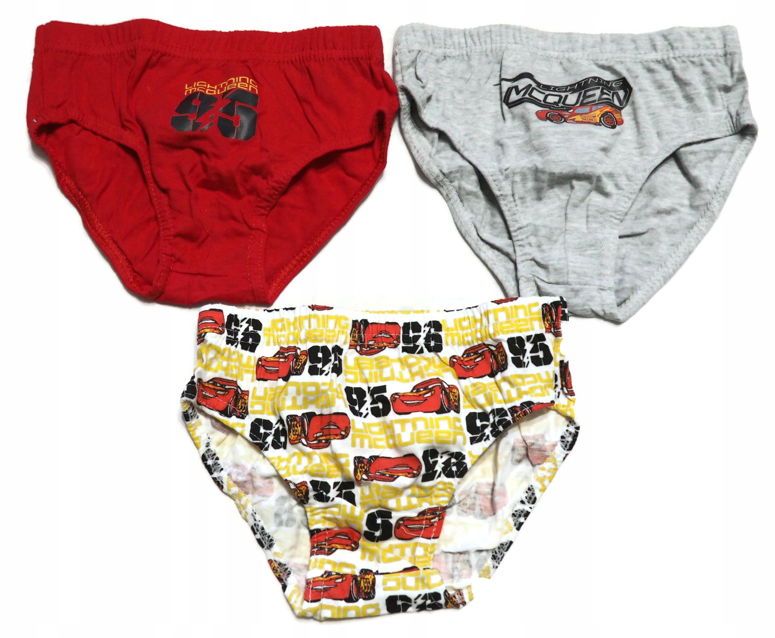 3pak majtki 122/128 AUTA CARS