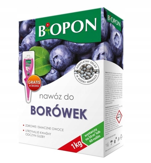 

Biopon nawóz do borówek granulat 1kg