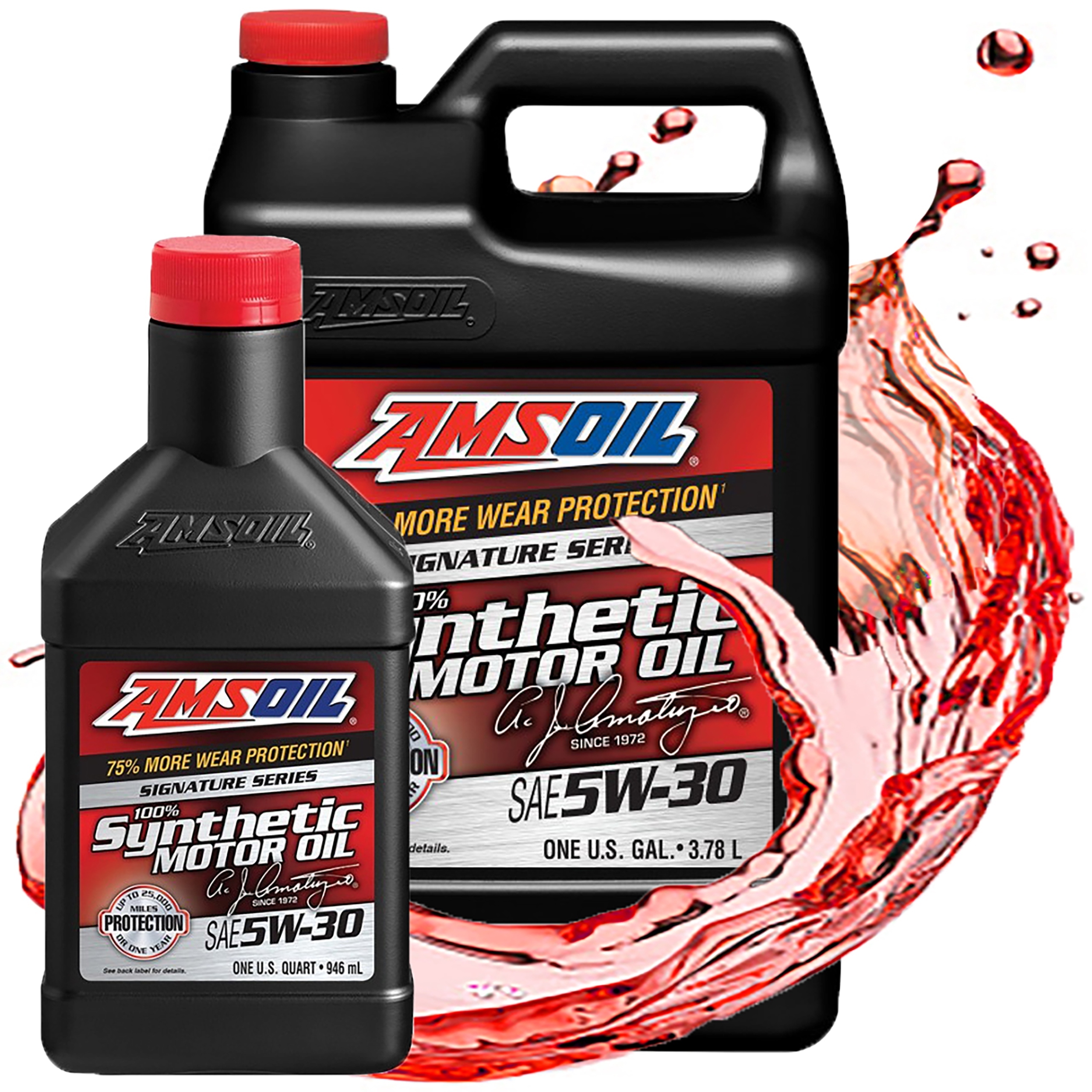 Syntetický Motorový Olej Amsoil 5W30 Signature Series 100% Synth Asl 4,73