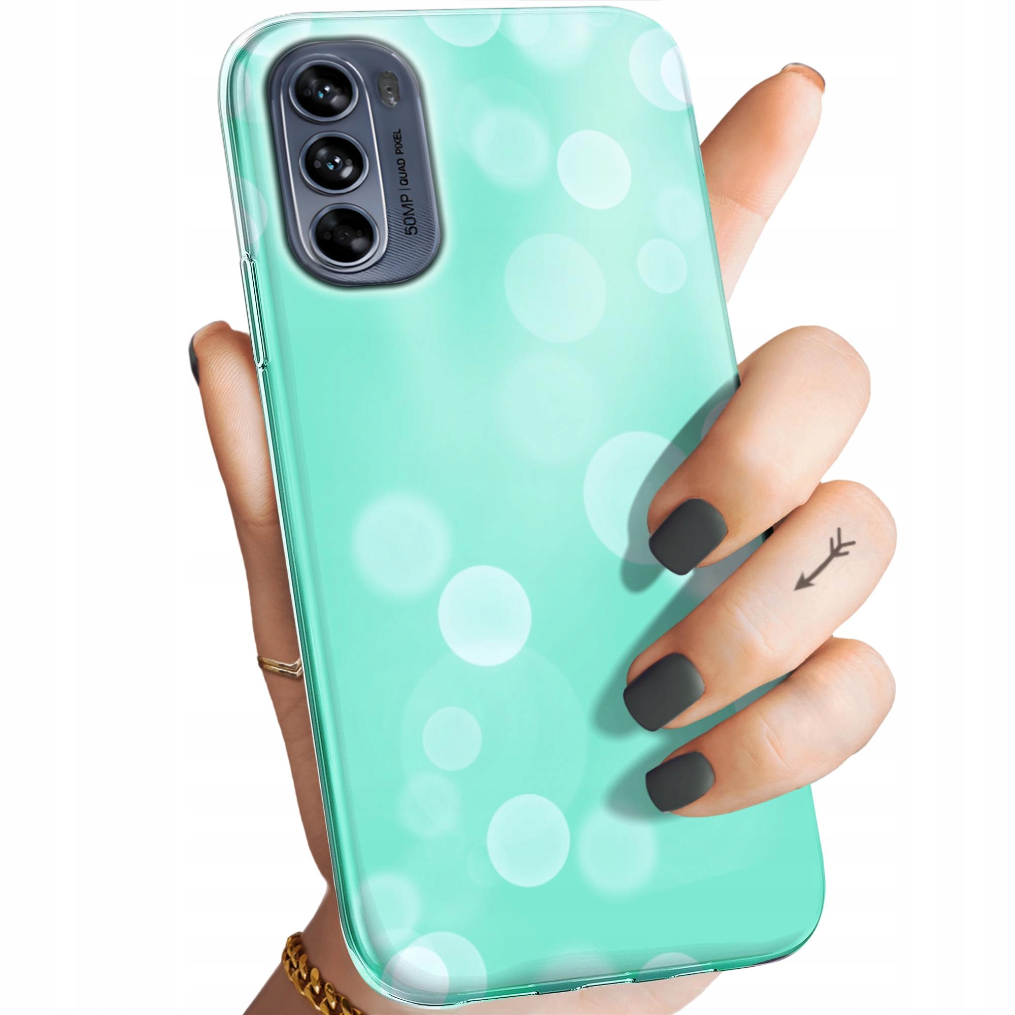Etui Do Motorola Moto G62 5G Miętowe Mięta Mint Obudowa Pokrowiec