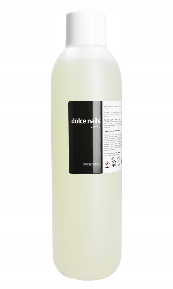 

Dolce Nails Aceton Do Zdejmowania Hybryd 1000ML