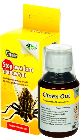 

Środek Na Prusaki Karaluchy Rybiki Cimex Out