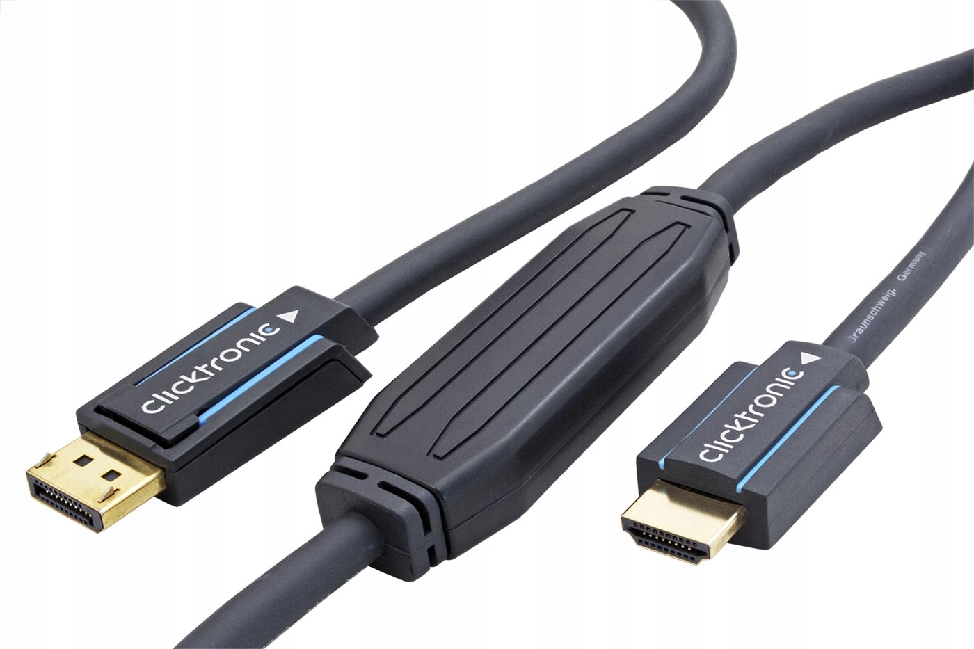 Clicktronic Hq Ofc DisplayPort Hdmi kabel, Dp(m)-> Hdmi A(m), 4K@60Hz, 2m