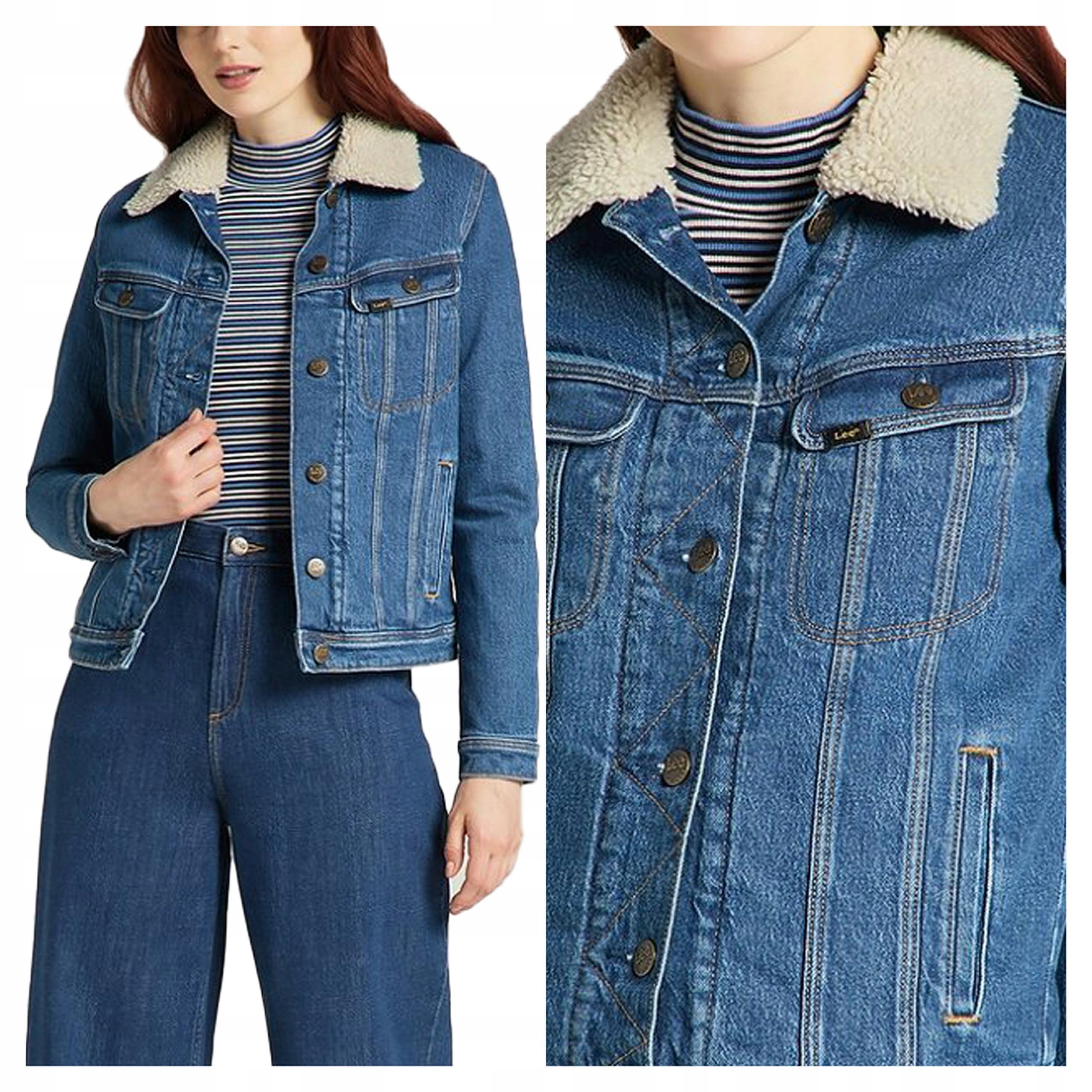 Dámská džínová bunda Lee Sherpa Rider Xs