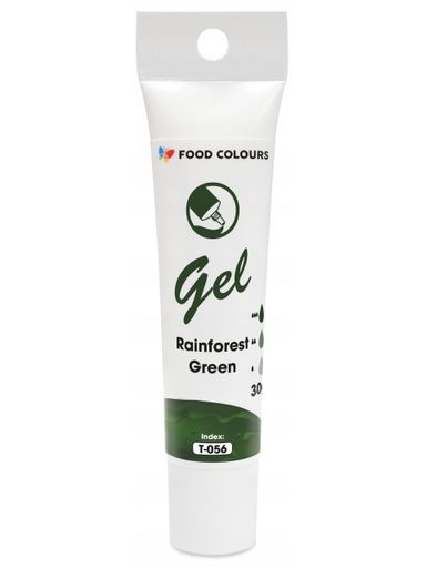 Levně Food Colours Gelové barvivo T 056 Rainforest Green Lesní zelená 30 g