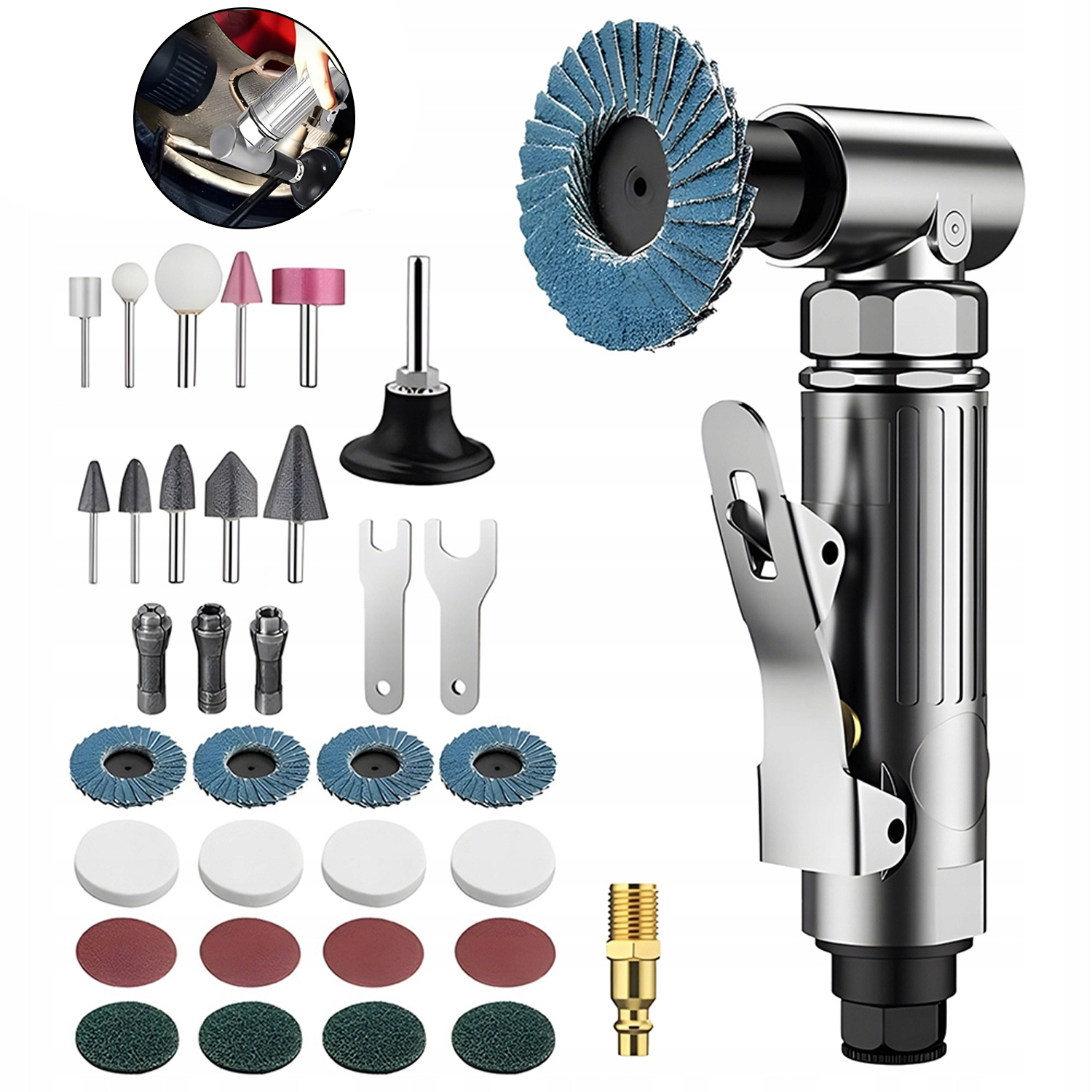 Přesná Mini Pneumatická Bruska Pro Řezání Leštění