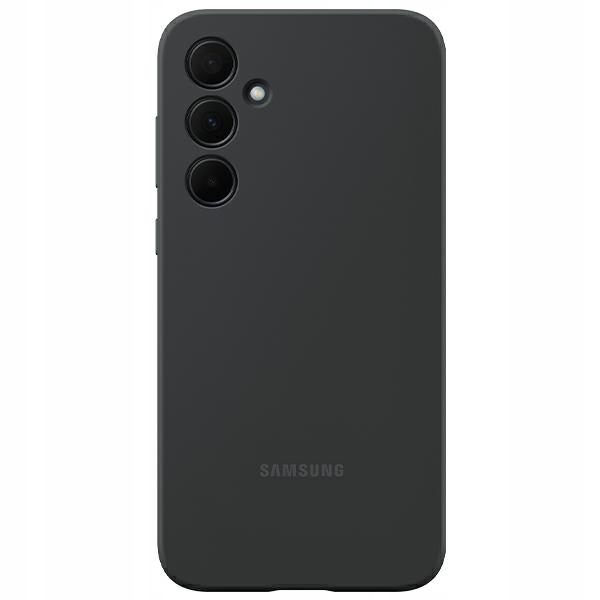 Pouzdro Samsung EF-PA356TBEGWW A35 5G A356 černé/black Silicone Cover