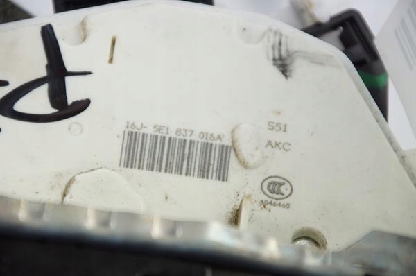 ZAMEK DRZWI PP 5E1837018A SKODA RAPID II Car type Passenger cars