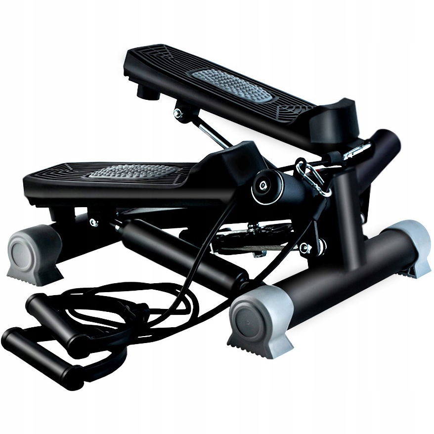 Stepper skrętny z linkami do ćwiczeń fitnessu aerobiku licznik step trening Marka Trizand