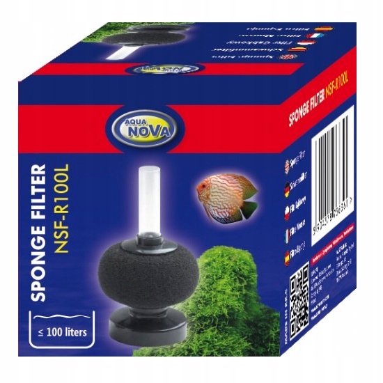 

Filtr gąbkowy Aqua Nova NSF-R100L