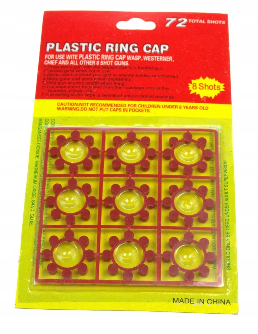 PISTOLET NA SPŁONKĘ KAPISZONY + KAPISZONY GRATIS Rodzaj pistolety