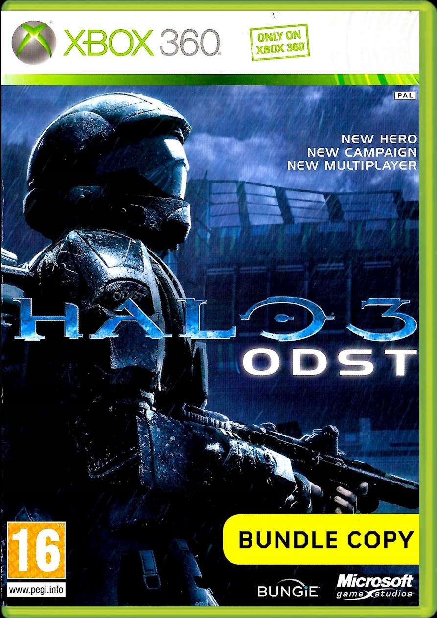 XBOX 360 HALO 3 ODST Tytuł Halo 3: ODST