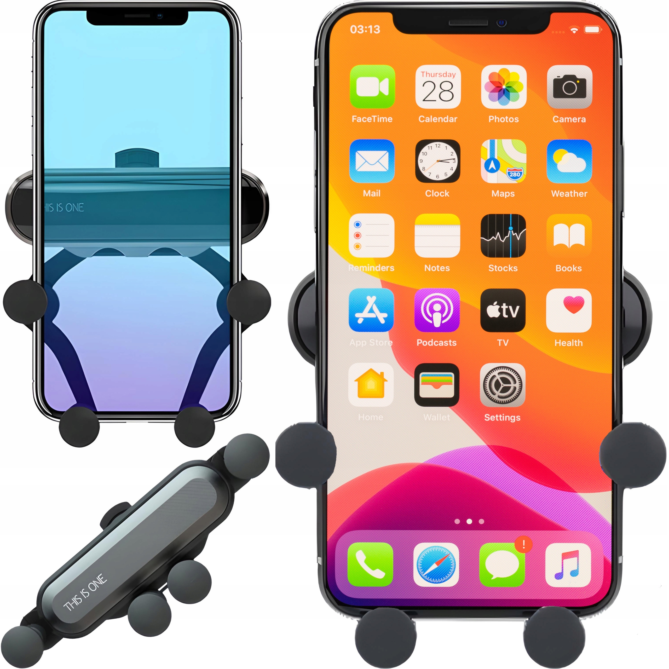 

Uchwyt Samochodowy Grawitacyjny Telefon Na Kratkę