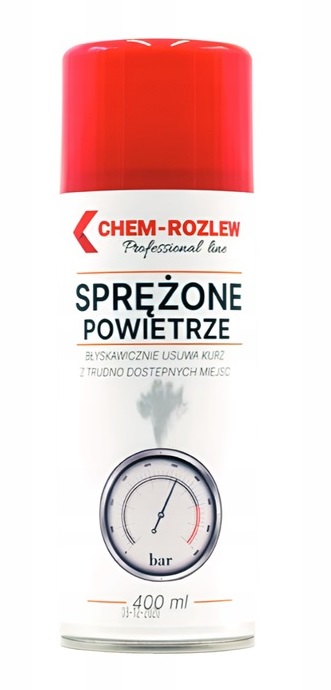 SPRĘŻONE POWIETRZE 400ML BŁYSKAWICZNIE USUWA KURZ