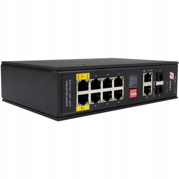 Switch Poe Getfort Průmyslový Poe 8GE+2GE+2SFP (-40/80)