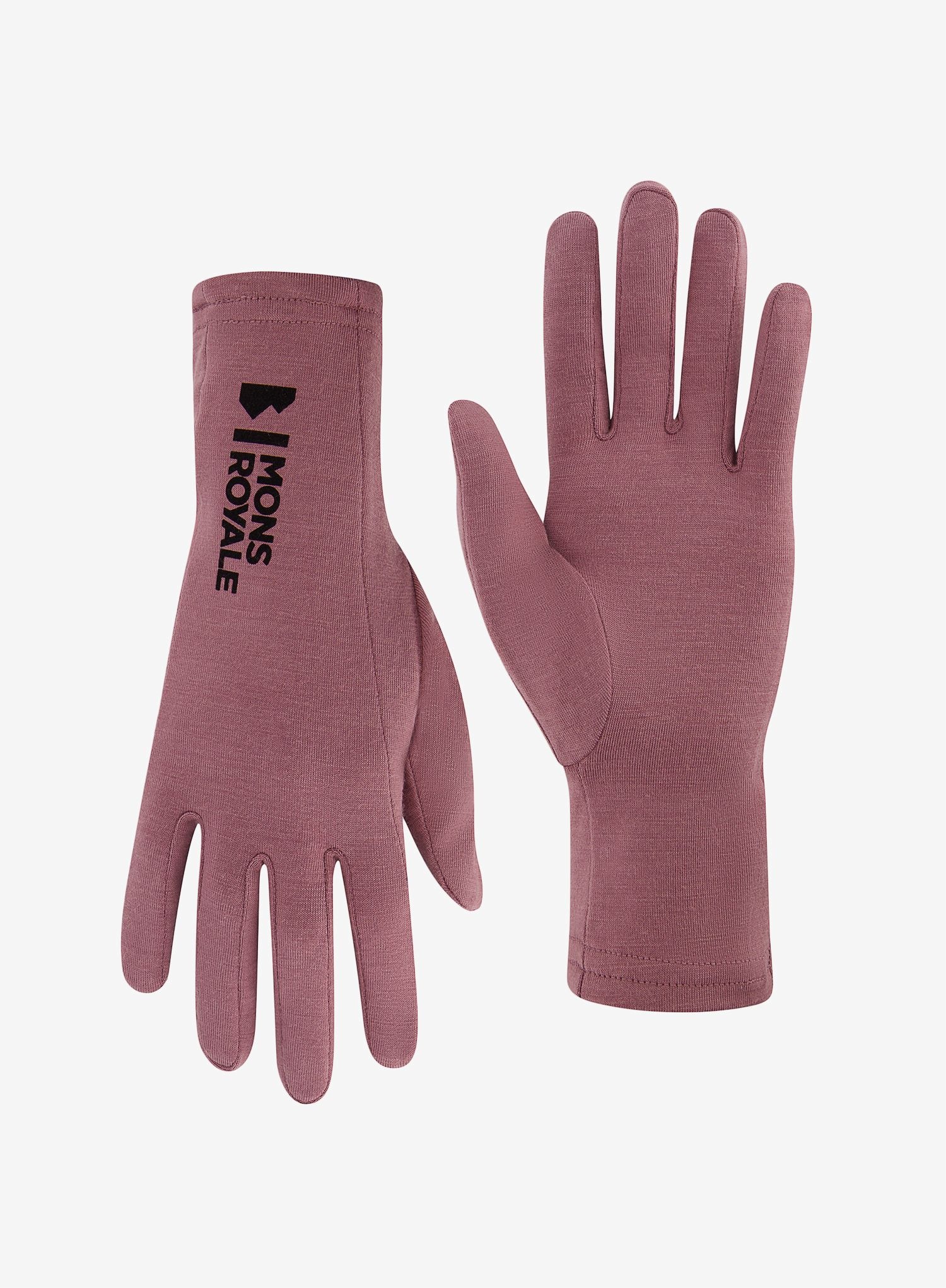 Rękawiczki w góry Mons Royale Olympus Merino Glove Liners sierra pink L