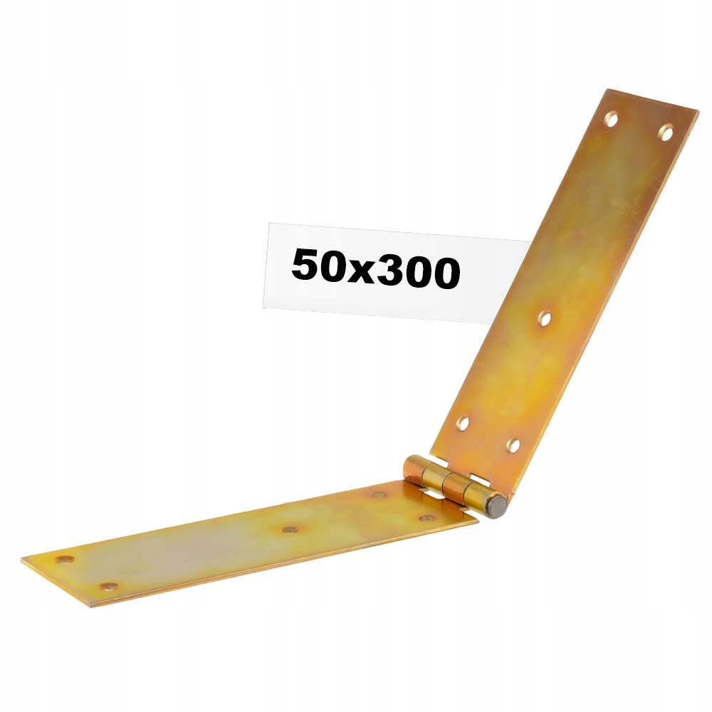 

Zawias Meblowy budowlany 50x300 mm Splatany łamany