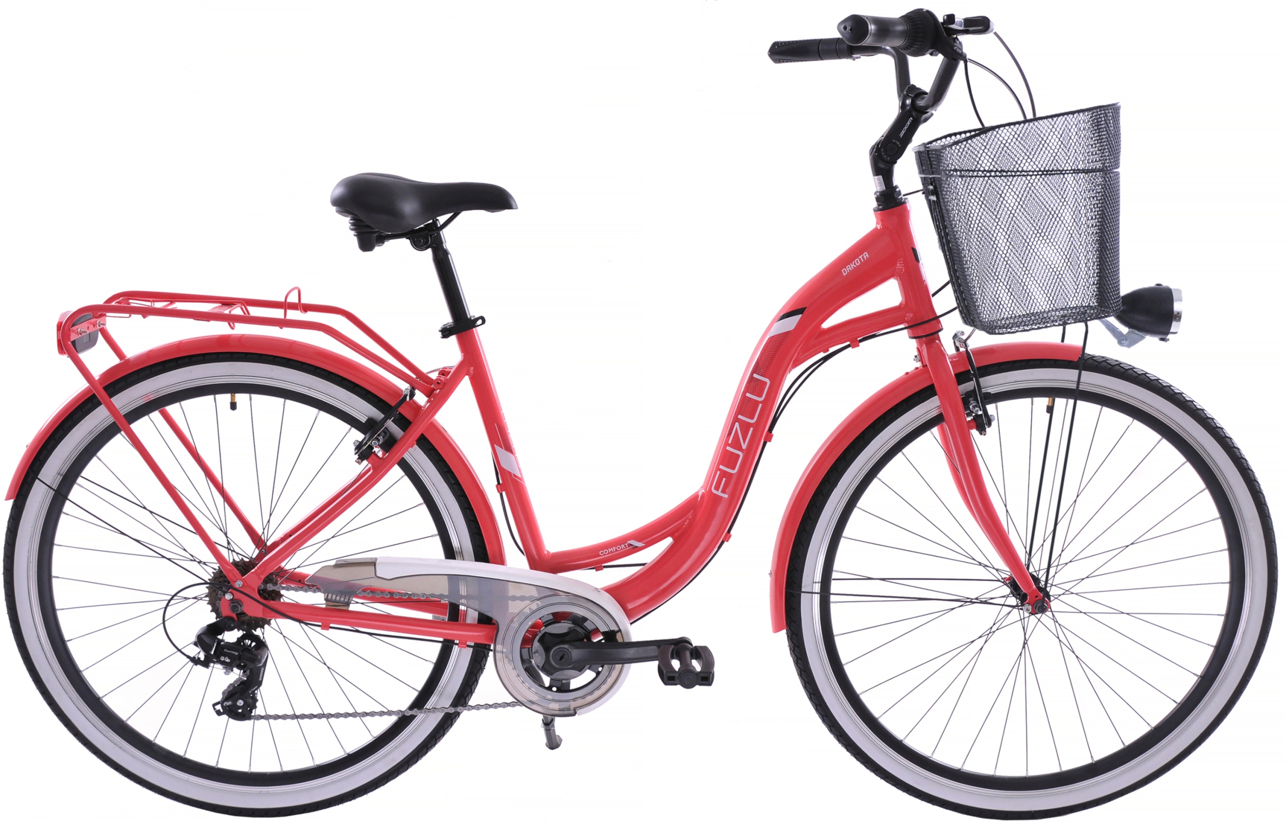 ROWER MIEJSKI 28 DAMSKI FUZLU DAKOTA 7S ALUMINIOWY