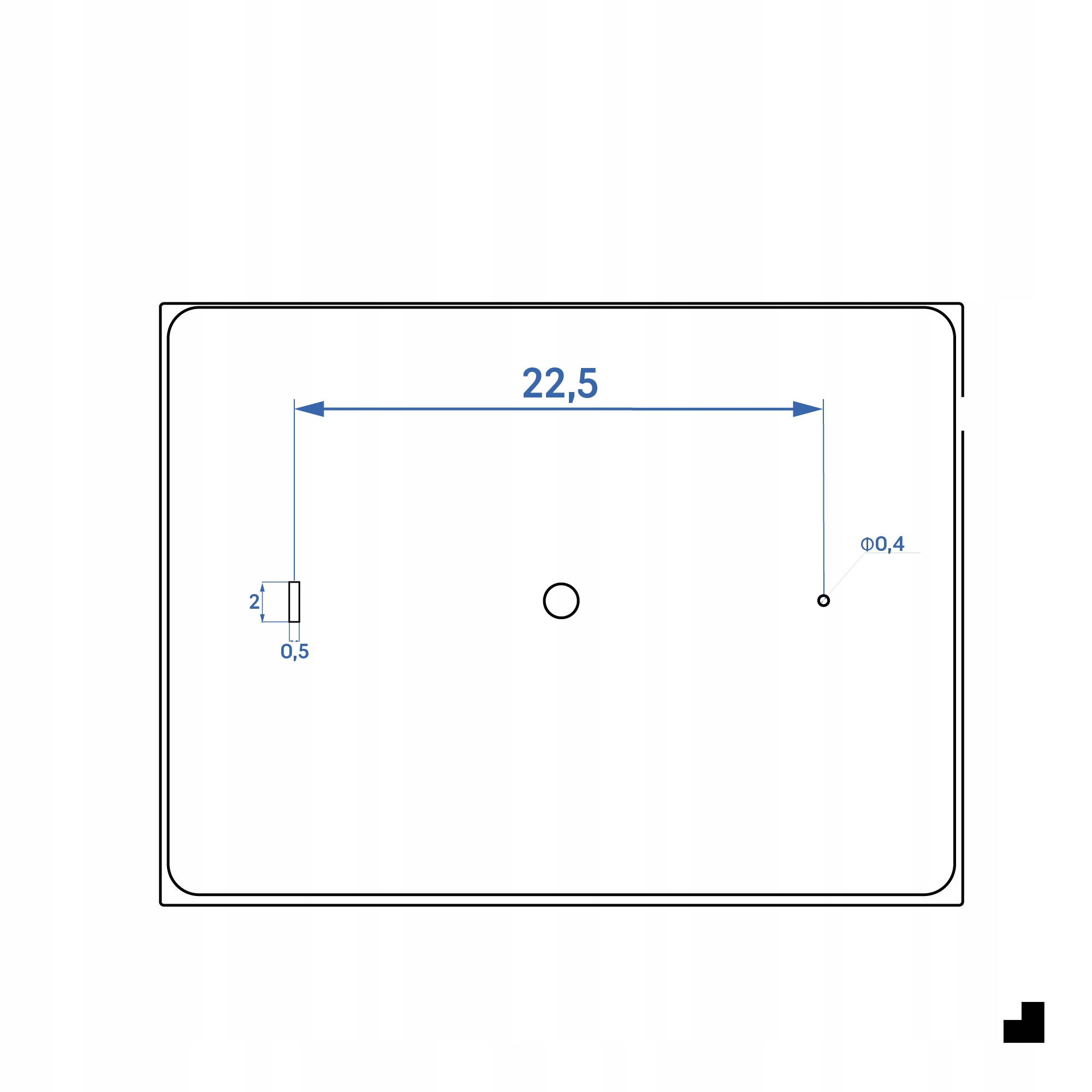 PODŚWIETLANY NUMER NA DOM TABLICZKA ADRESOWA LED 40X30 cm ANTRACYT RAL 7016 Materiał aluminium
