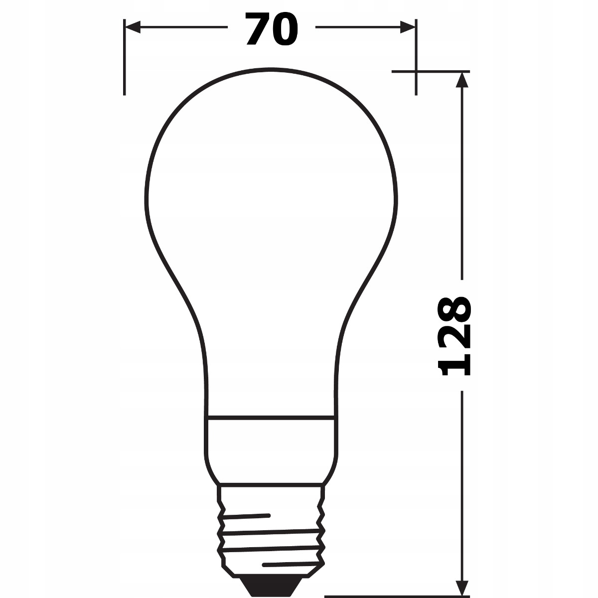 Żarówka LED E27 A60 18W 2700K ŚCIEMNIALNA OSRAM Waga produktu z opakowaniem jednostkowym 0.71 kg