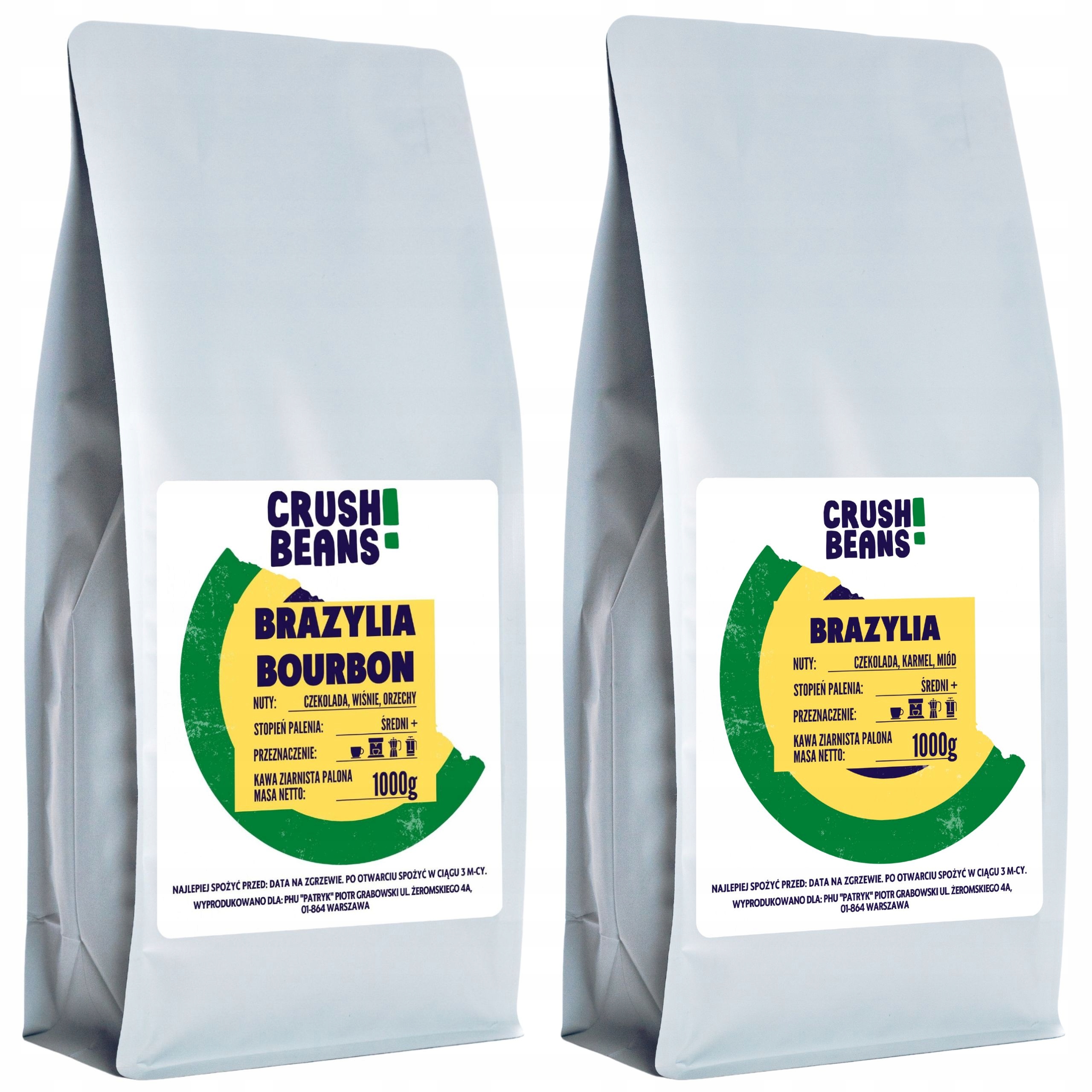 Levně Káva zrnková 2kg Brazílie Brazílie Bourbon