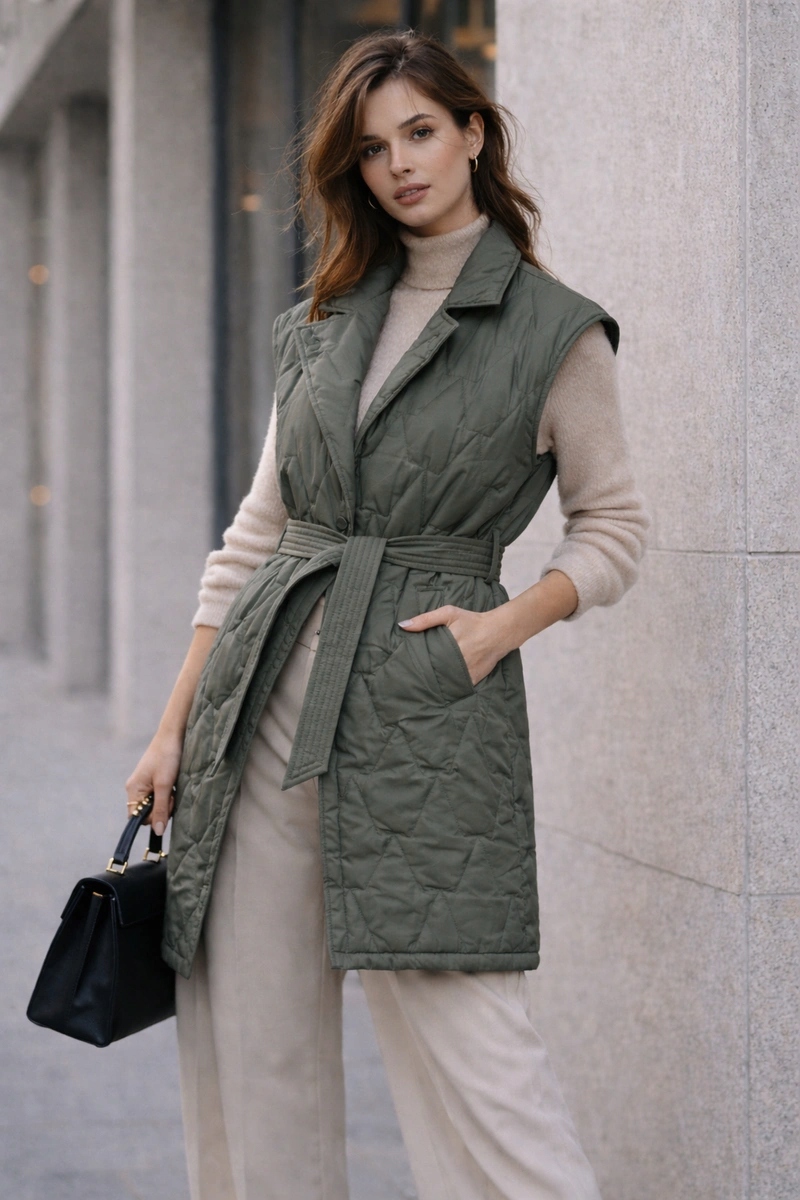 Vesta S Límcem B8603 Khaki XL (42)