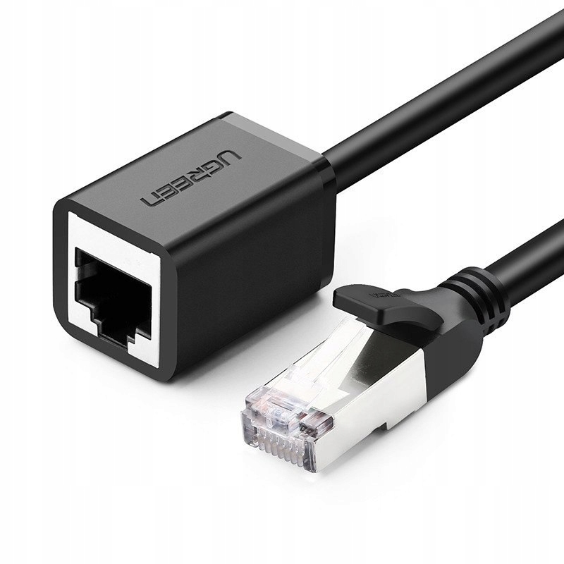 Kabel sieciowy Ugreen NW112 przedłużacz Ethernet RJ45, Cat. 6, Ftp, z metal