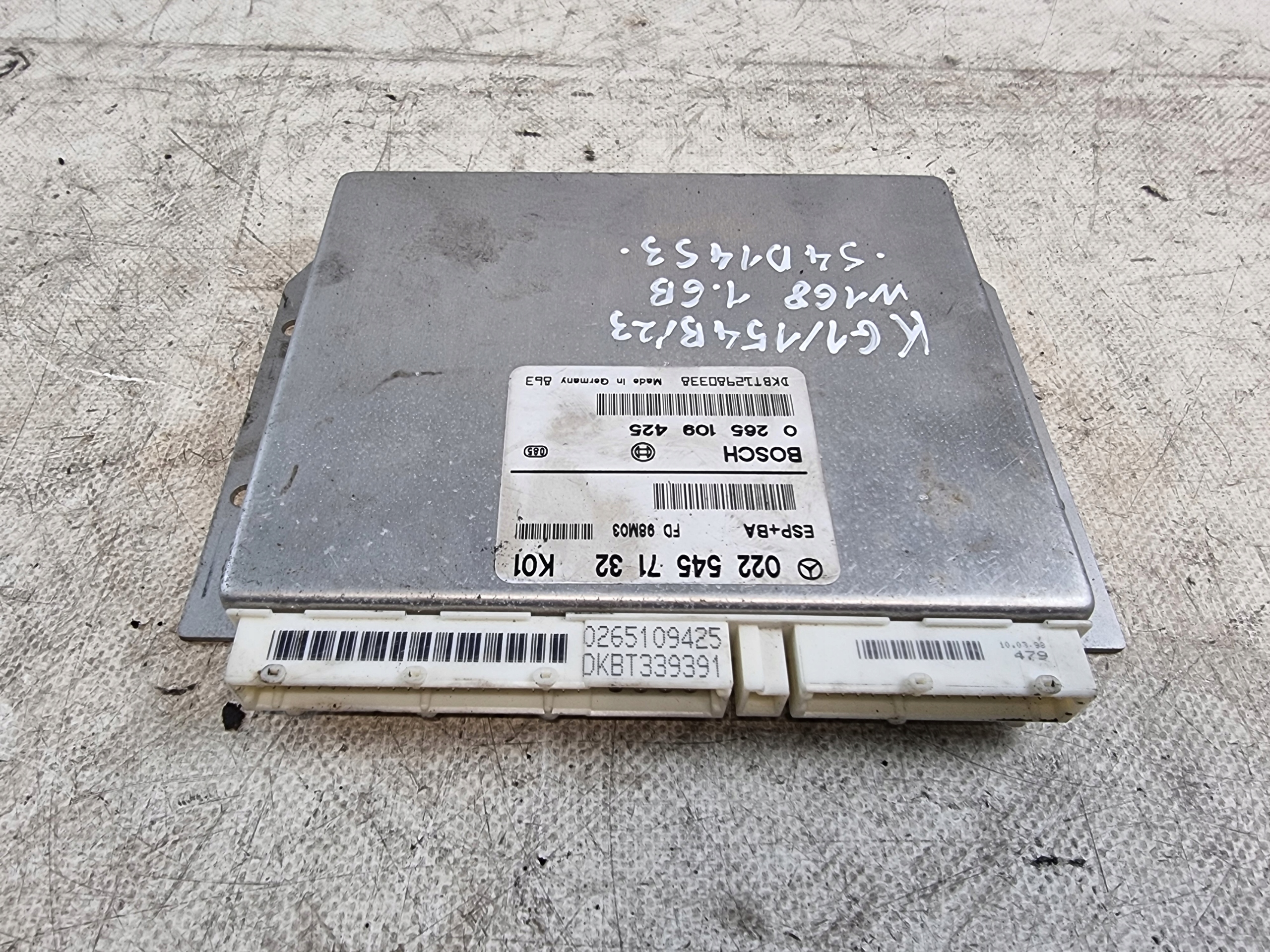 module control unit ESP OE 0225457132 MERCEDES A KLASA W168 1.6B