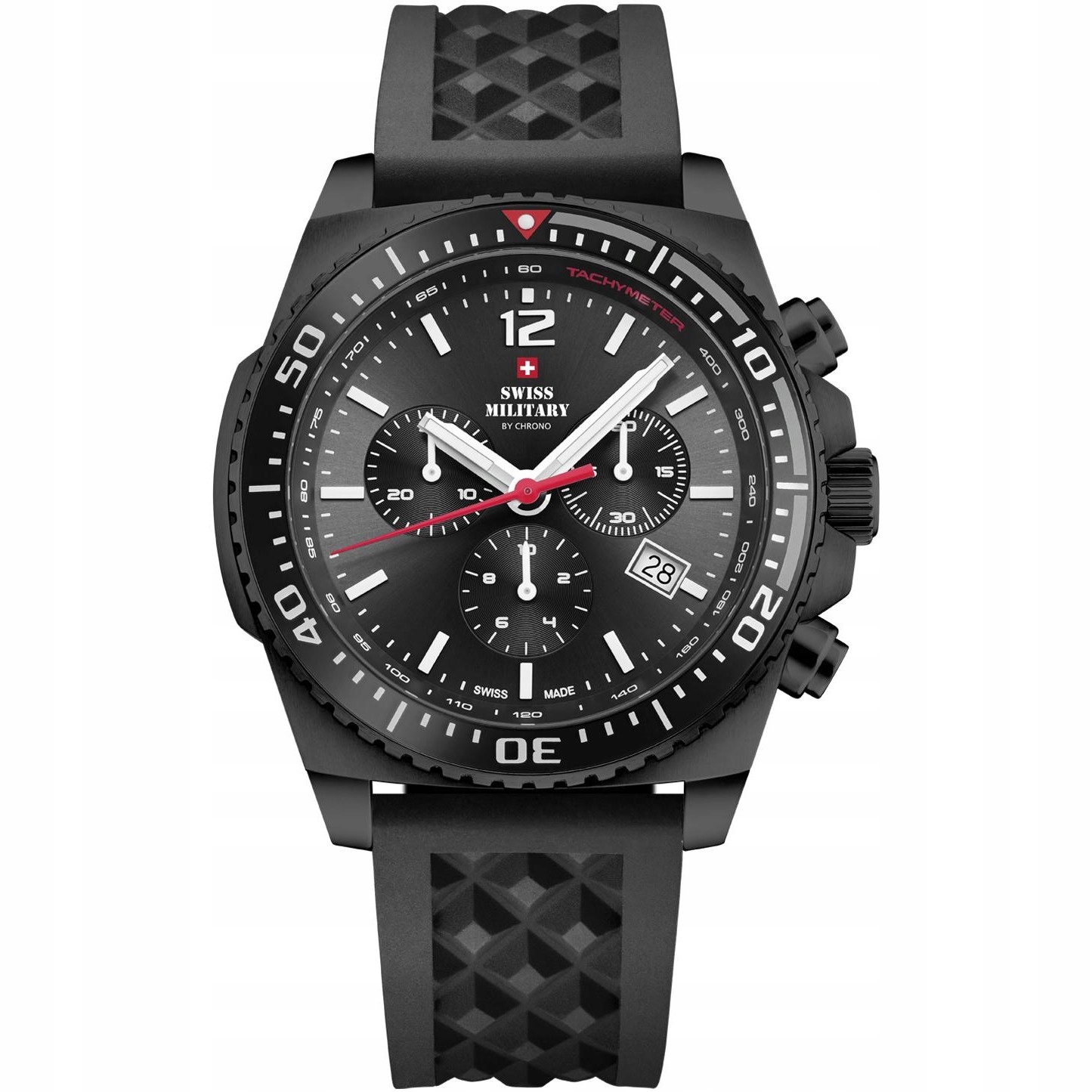 Pánské Hodinky Swiss Military by Chrono SM34093.05 černý pásek