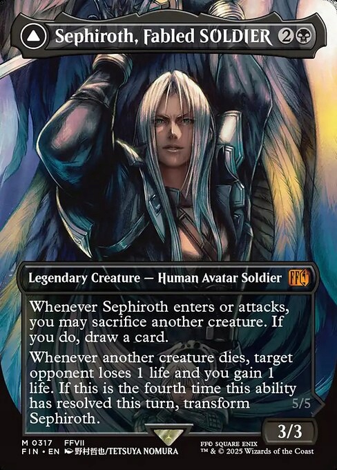MTG] Sephiroth, Fabled SOLDIER // Sephiroth, One-Winged