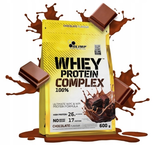 Olimp Whey Protein Complex 100% (600 g) Wpc Protein Doplněk Stravy Příchuť Čokoláda