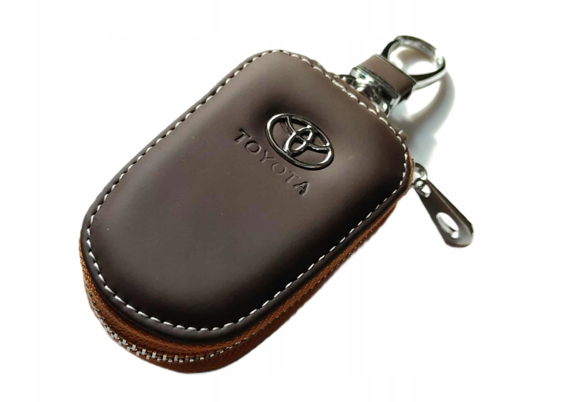 Toyota Etui Pokrowiec Skórzany Na Kluczyk Brązowy