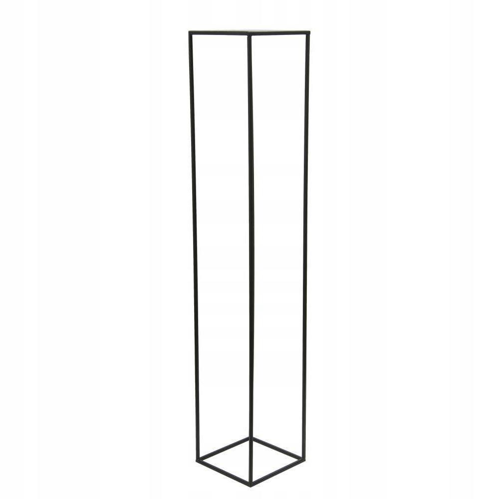 

Nowoczesny kwietnik stojący 130 cm z metalu czarny