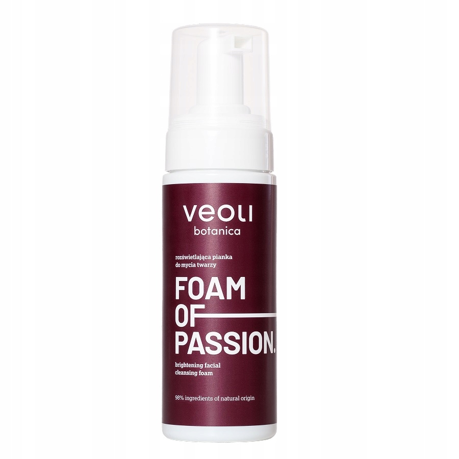 Veoli Botanica Foam Of Passion rozjasňující pěna na mytí obličeje 150 Ml
