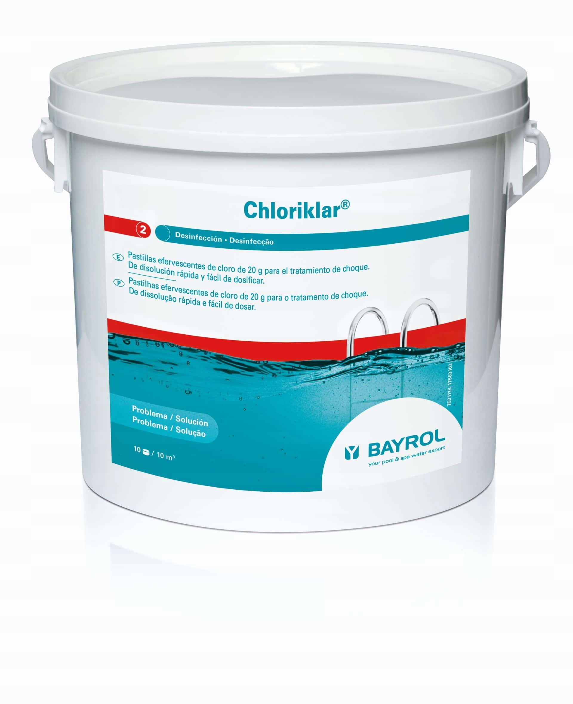 Bayrol Chloriklar Malé tablety 20 g na dezinfekciu Chlor do bazéna 5 kg