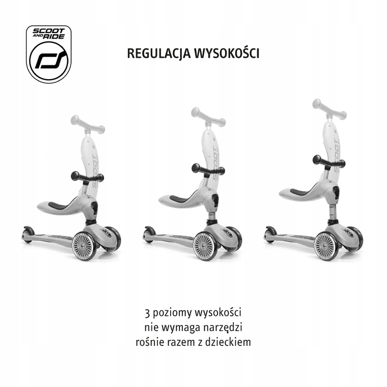 Scoot and Ride Highwaykick 1 Push and Go 2w1 Jeździk i