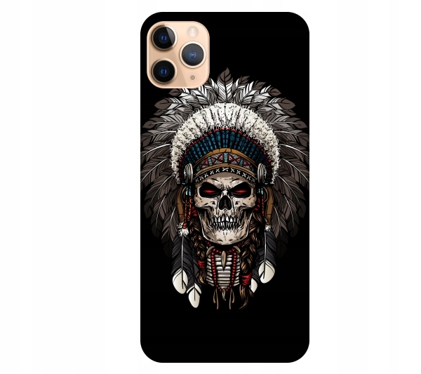 

Etui pokrowiec do iPhone 11 Pro Max Indianin czasz