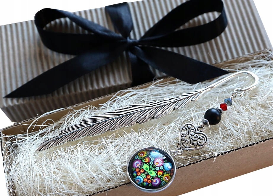 ZAKŁADKA DO KSIĄŻKI FOLK - NA PREZENT SERCE