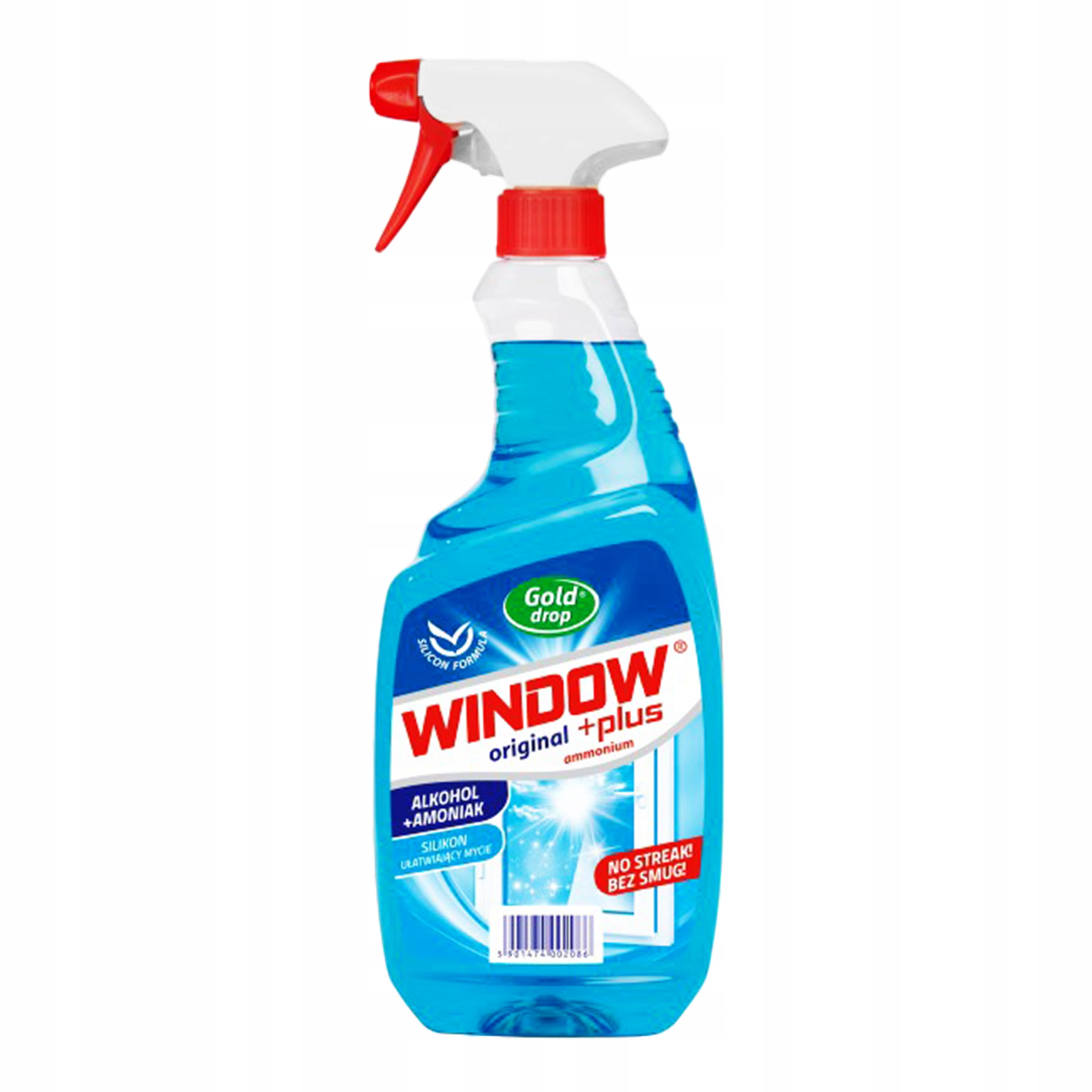 

Płyn do mycia szyb okien Window Plus 750ml amoniak