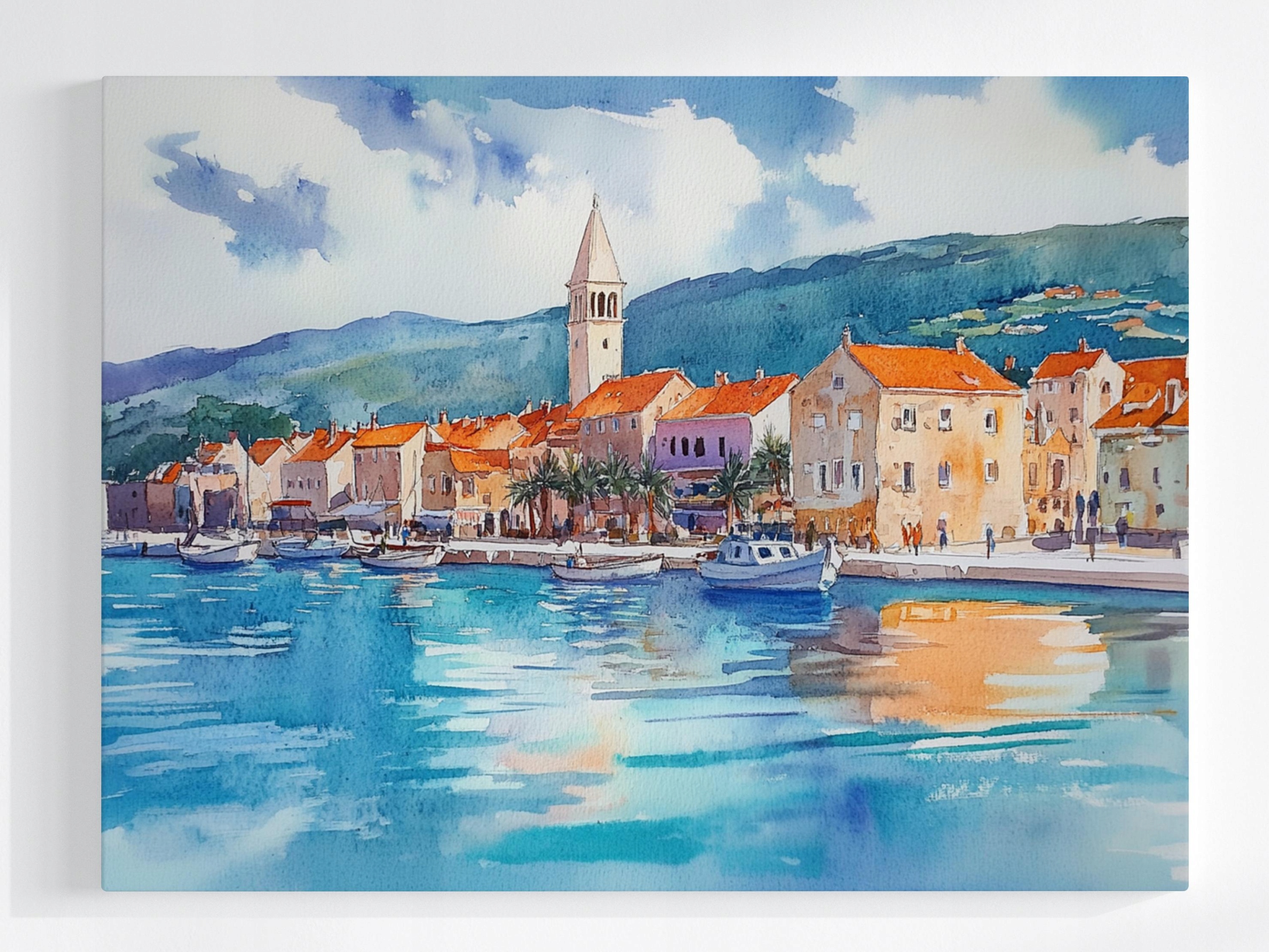Obraz Na Plátně Canvas Město Chorvatsko Jižní Dalmácie Pohled 100x75