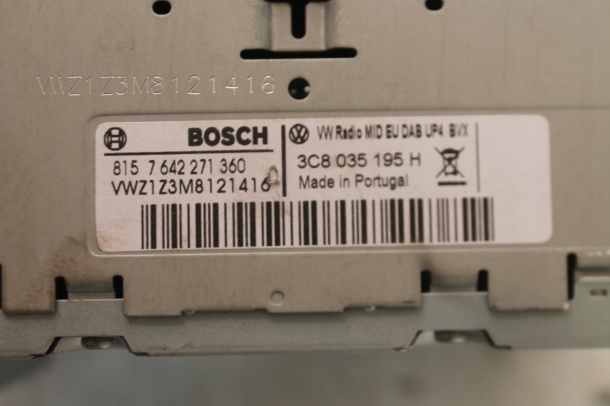 RADIO CD FABRYCZNE 3C8035195H VW GOLF VI 08-12