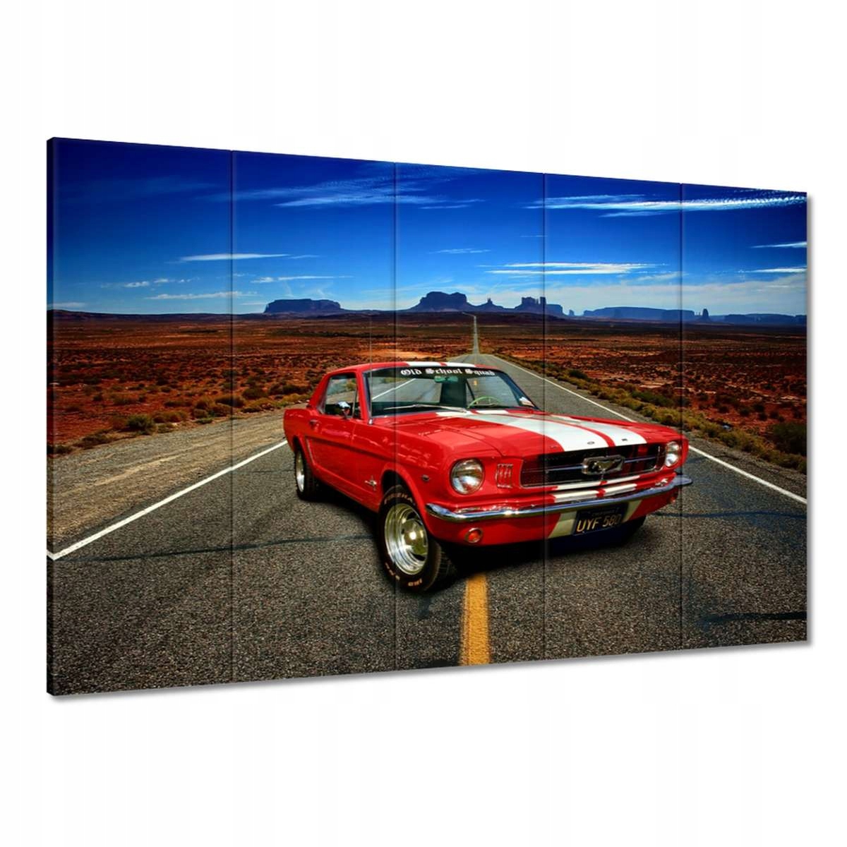 Obrazy 100x70 Ford Mustang Dálnice
