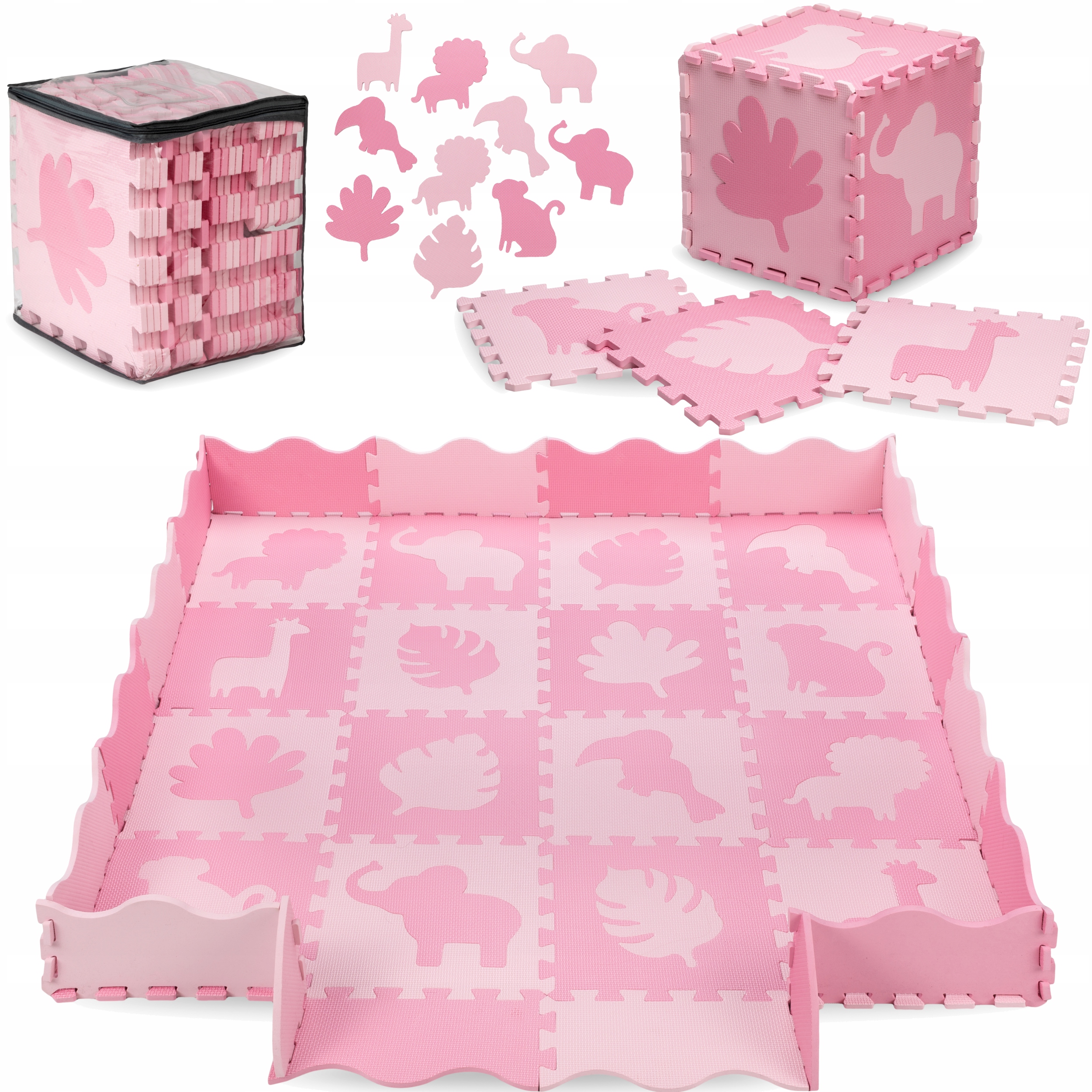 

Duża mata piankowa puzzle 150x150cm XXL MoMi Zawi
