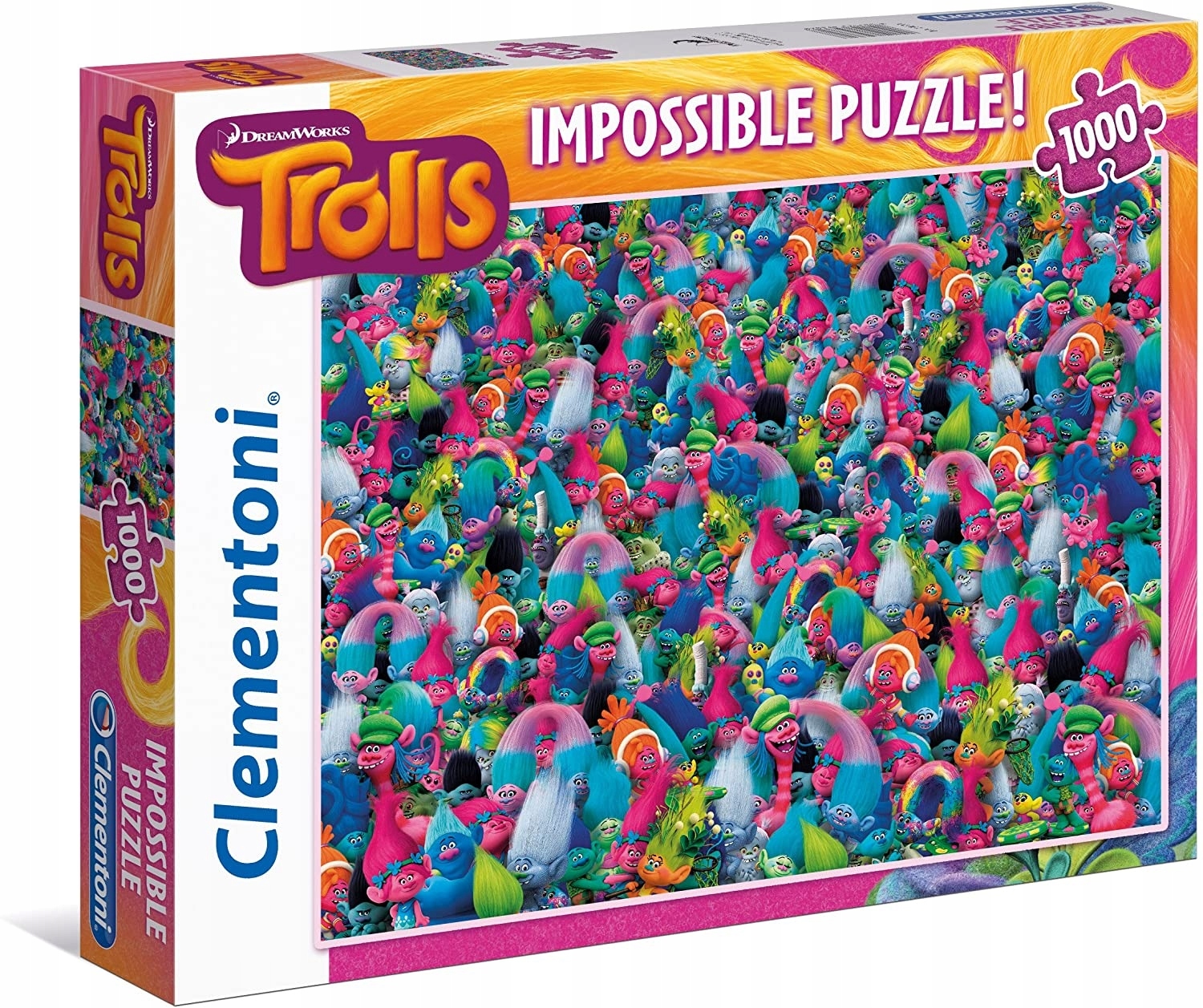 

Puzzle 1000 el. Impossible Trolle Clementoni